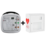 Defibrylator AED - iPAD SP1 z szafką białą 