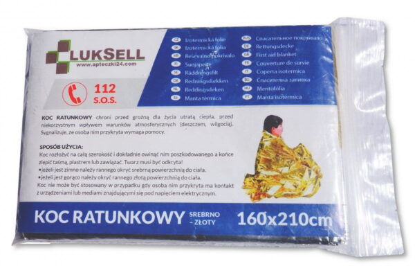 Koc ratunkowy termiczny - folia termiczna NRC - obrazek 2