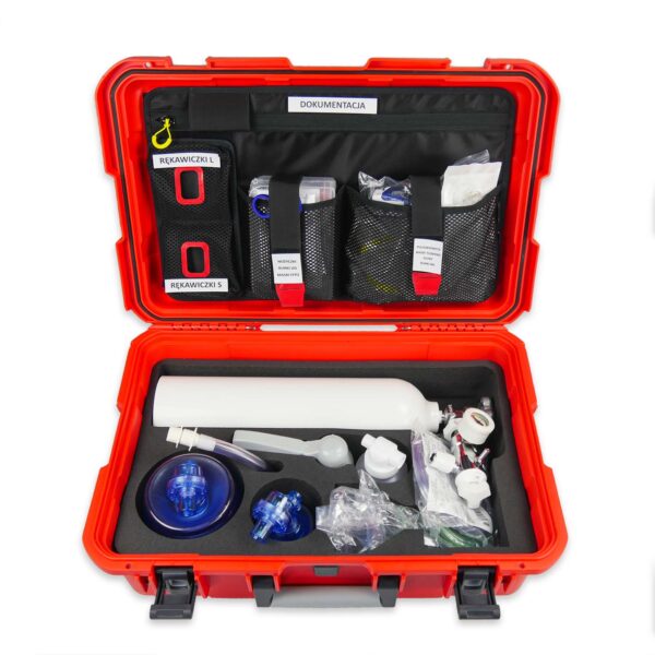 TRAUMA KIT R1 - Zestaw Walizka Tlenowa Light, zestaw do wentylacji pacjenta - obrazek 2