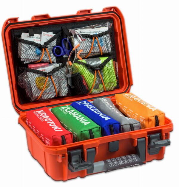 TRAUMA KIT Apteczka Modułowa ROSZAK - Walizka 6 (pomarańczowy)