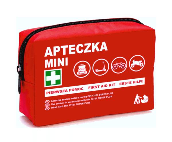Apteczka MINI z wyposażeniem DIN 13167 PLUS