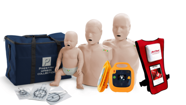 Zestaw 3 fantomów prestan z kamizelką act fast i aed 112p
