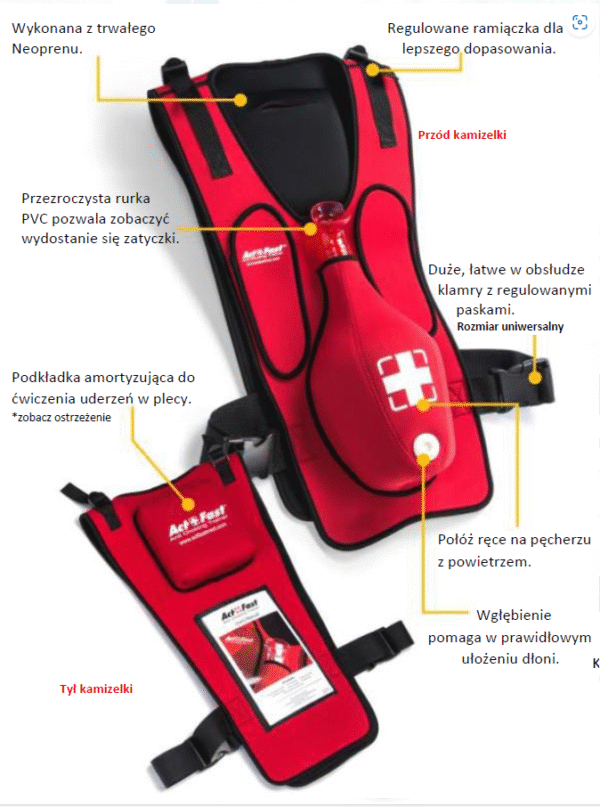 Zestaw 3 fantomów prestan z kamizelką act fast i aed 112p - obrazek 4