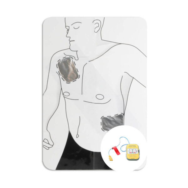 Zestaw szkoleniowy do defibrylatora AED Philips HeartStart FRx – mata i elektrody - obrazek 2