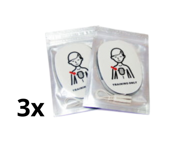 Elektrody pediatryczne do AED treningowego XFT120-c+ i 112p zestaw trzech par