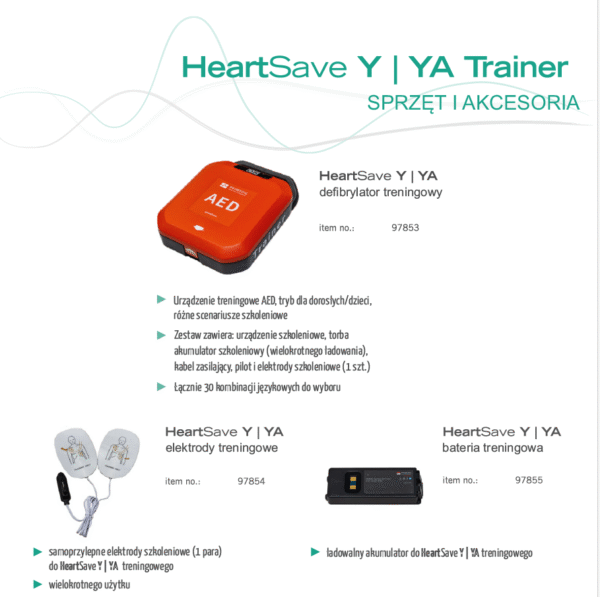 Defibrylator treningowy Primedic HeartSave Y / YA - obrazek 2