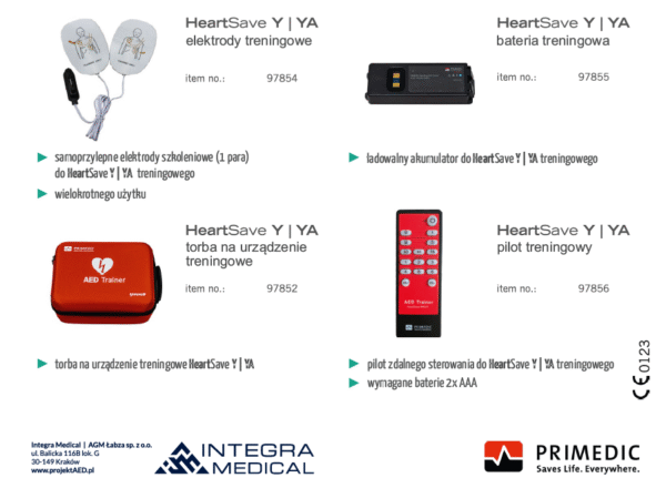 Defibrylator treningowy Primedic HeartSave Y / YA - obrazek 3