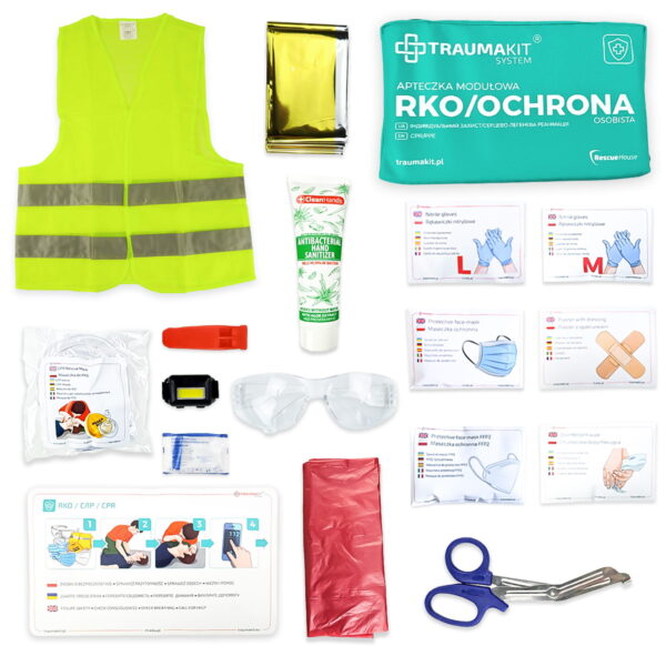TRAUMA KIT Apteczka Modułowa ROSZAK - Plecak 6 (czerwony) - obrazek 7