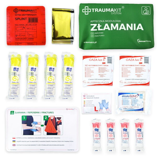 TRAUMA KIT Apteczka Modułowa ROSZAK - Walizka 6 (pomarańczowy) - obrazek 6