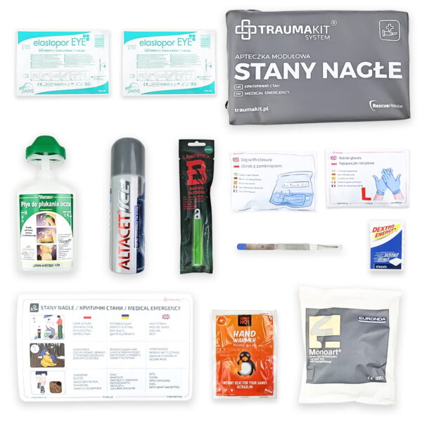 TRAUMA KIT Apteczka Modułowa ROSZAK - Walizka 6 (pomarańczowy) - obrazek 8