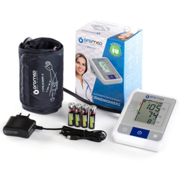 Ciśnieniomierz elektroniczny HI-TECH MEDICAL ORO-MED. N1 BASIC + ZASILACZ - obrazek 2