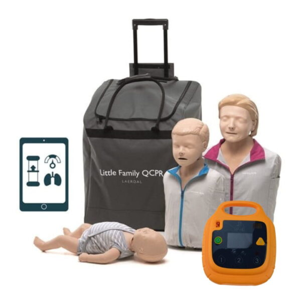 Zestaw: Fantomy Family Little QCPR ( Anne - QCPR, Junior - QCPR , Baby - QCPR ) + Trainer AED 112p