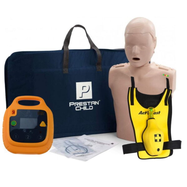 Zestaw: Junior Prestan + Kamizelka Actfast dla dziecka + AED Trainer112p