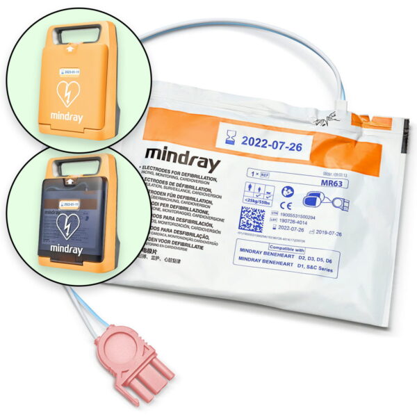 Elektrody terapeutyczne Mindray BeneHeart C1A i C2 dla dzieci