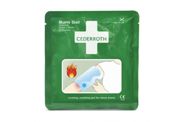 Opatrunek hydrożel na oparzenia Cederroth Burn Gel Dressing 1 szt. 20x20 cm