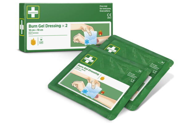 Opatrunek hydrożel na oparzenia Cederroth Burn Gel Dressing 2 szt. 10x10 cm - obrazek 3