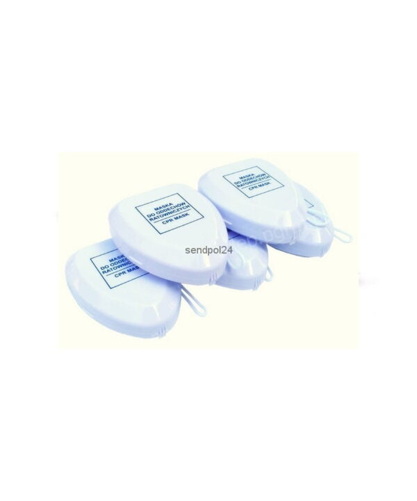 Maska twarzowa CPR typu Pocket Mask typu serduszko