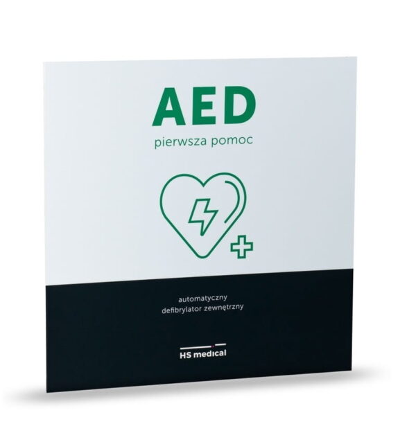 Tablica informacyjna AED DUŻA