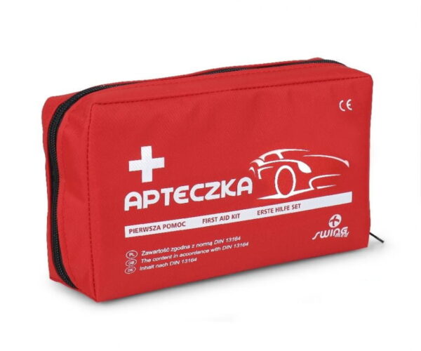 Apteczka Samochodowa w opakowaniu z tkaniny wodoodpornej